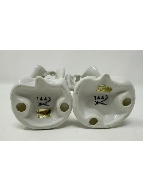 Vintage HOMCO Porcelain Blanc Du Chine Geisha Asian Figurines Set of 2 #1443 - Picture 5 of 9